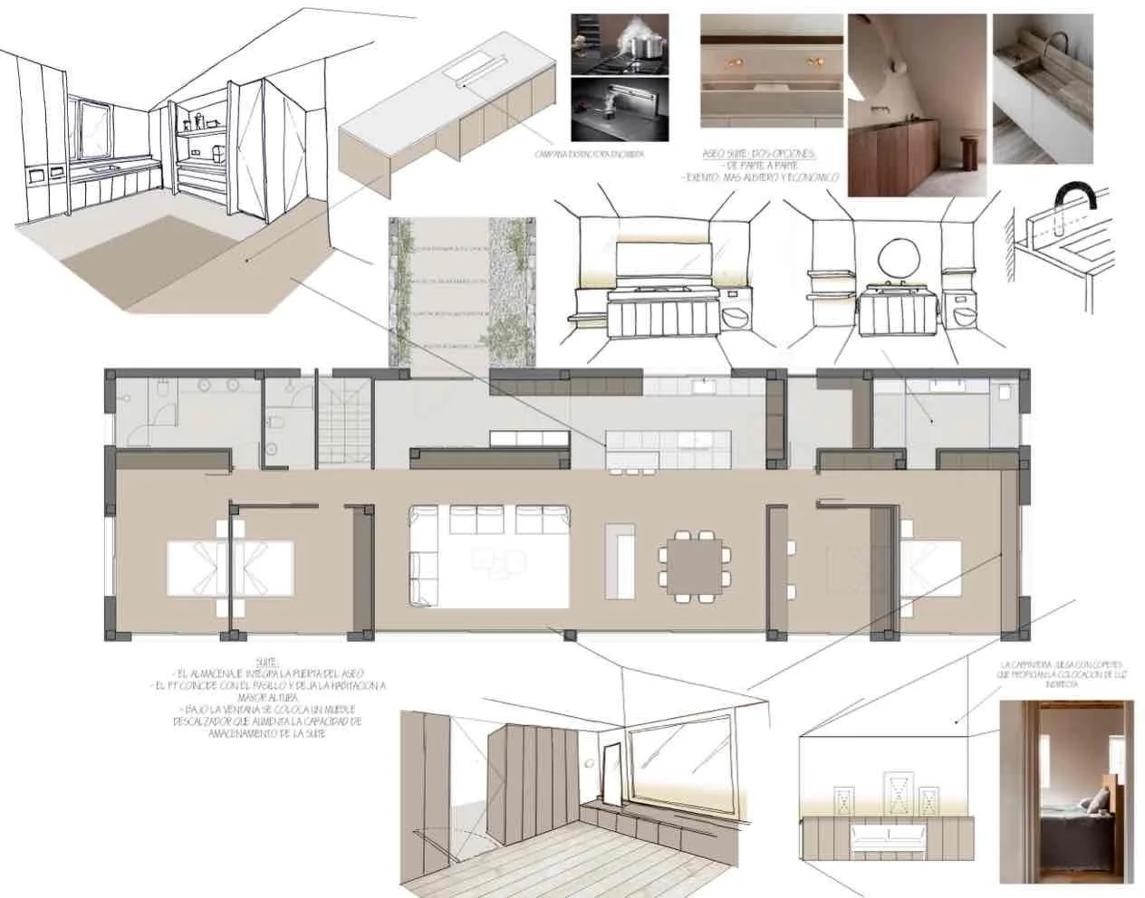 Vroege architectuurplannen voor het off-grid huis